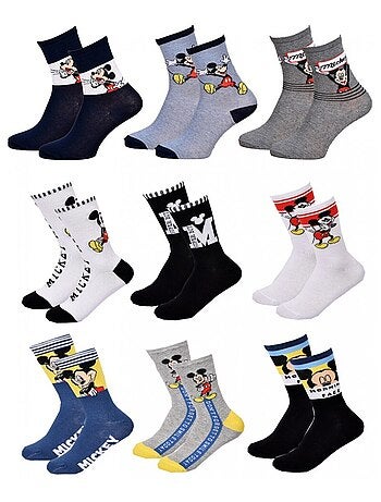 Sokken Set Jongen DISNEY MICKEY MOUSE - Set van 9