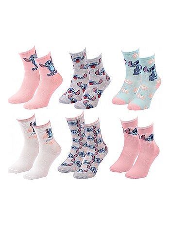 Sokken Set Meisje DISNEY LILO EN STITCH Set van 9