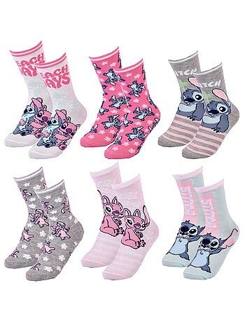 Sokken Set Meisje DISNEY LILO EN STITCH Set van 9