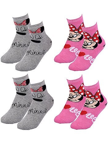 Sokken Set Meisje DISNEY MINNIE Set van 4 Paar