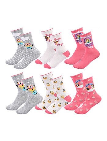 Sokken Set Meisje MOI MOCHE ET MECHANT - Set van 6