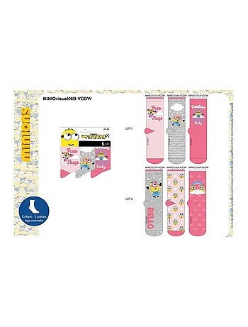 Sokken Set Meisje MOI MOCHE ET MECHANT - Set van 6
