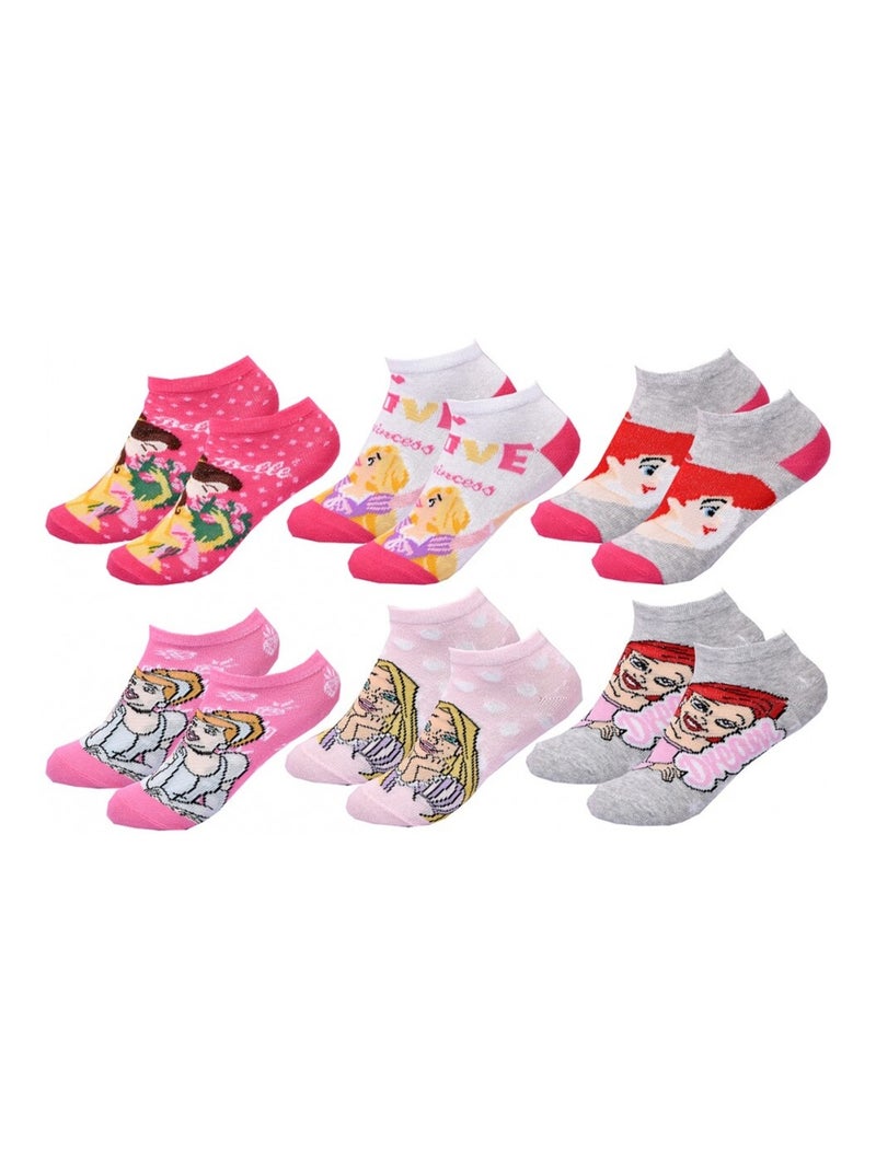 Sokken Set Meisje PRINSESSEN DISNEY - Set van 9 Multicolor - Kiabi