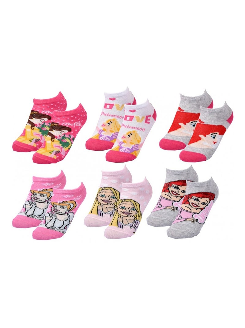 Sokken Set Meisje PRINSESSEN DISNEY - Set van 9 Multicolor - Kiabi