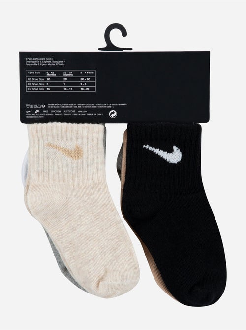 Sokken, set van 6 - nike - Kiabi Sokken, set van 6 - nike - Kiabi