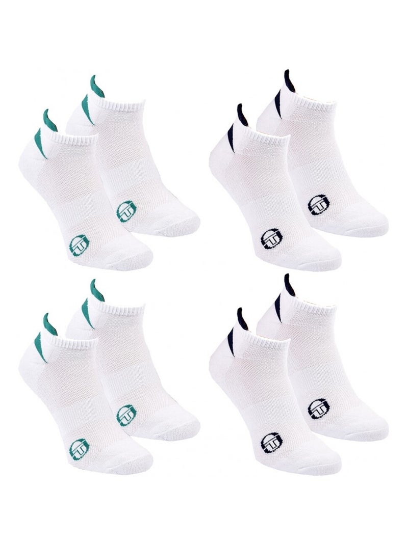 Sokken SNEAKER SERGIO TACCHINI Set van 4 paar Multicolor - Kiabi