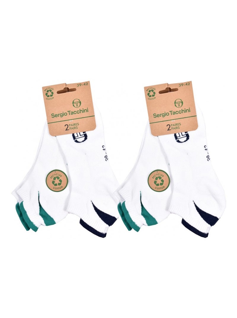 Sokken SNEAKER SERGIO TACCHINI Set van 4 paar Multicolor - Kiabi