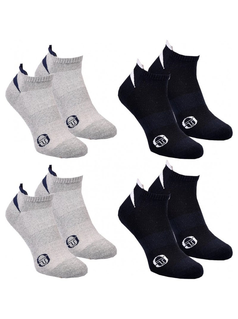 Sokken SNEAKER SERGIO TACCHINI Set van 4 paar Multicolor - Kiabi