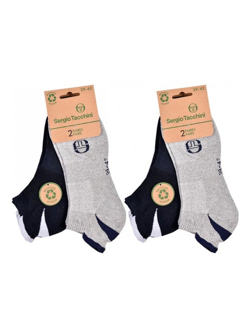 Sokken SNEAKER SERGIO TACCHINI Set van 4 paar - Kiabi