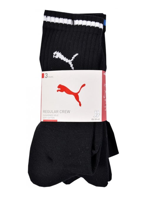 Sokken Sport PUMA Tennis CREW STRIPE - Set van 3 - Kiabi Sokken Sport PUMA Tennis CREW STRIPE - Set van 3 - Kiabi