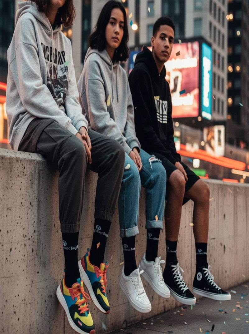 Sokken SPORT SERGIO TACCHINI - Set van 12 paar Zwart - Kiabi