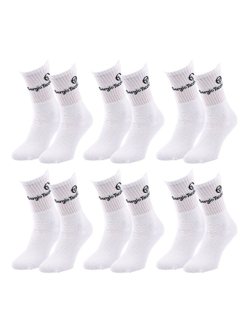 Sokken SPORT SERGIO TACCHINI - Set van 6 paar Wit - Kiabi