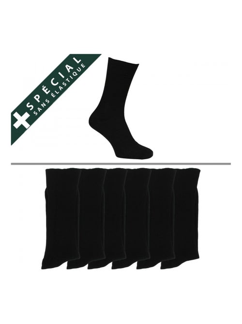 Sokken zonder elastisch heren gevoelige benen - set van 6 - Kiabi Sokken zonder elastisch heren gevoelige benen - set van 6 - Kiabi