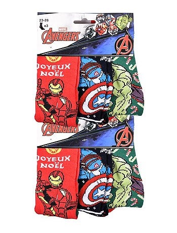 Sokkenset Jongen AVENGERS - Set van 6 paar