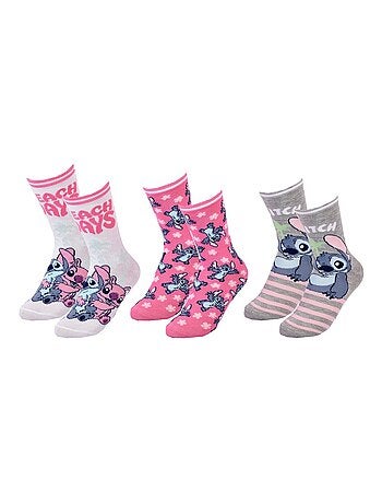 Sokkenset Meisje DISNEY LILO EN STITCH Set van 3