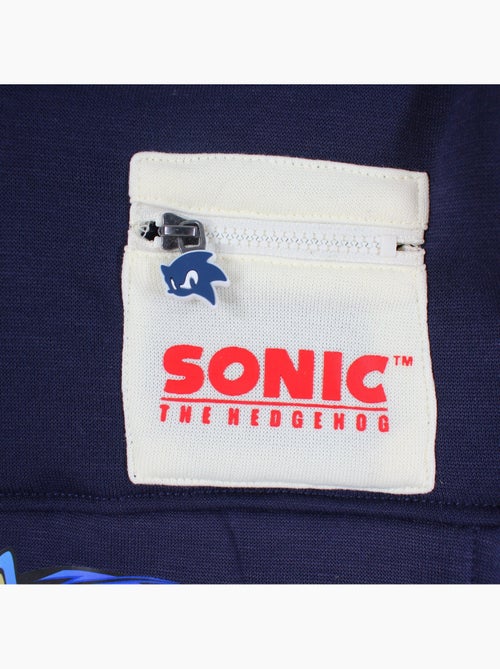 Sonic - ensemble sweat et pantalon de jogging imprimés, poche kangourou et finitions bord-côte - Kiabi Sonic - ensemble sweat et pantalon de jogging imprimés, poche kangourou et finitions bord-côte - Kiabi