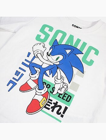 Sonic - Ensemble t-shirt et short garçon à motif