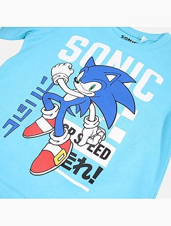 Sonic - Ensemble t-shirt et short garçon à motif