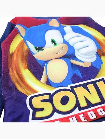 Sonic - Fleece pyjama jongen bedrukt
