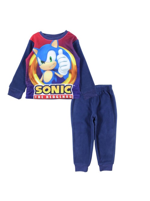 Sonic - Fleece pyjama jongen bedrukt - Kiabi Sonic - Fleece pyjama jongen bedrukt - Kiabi