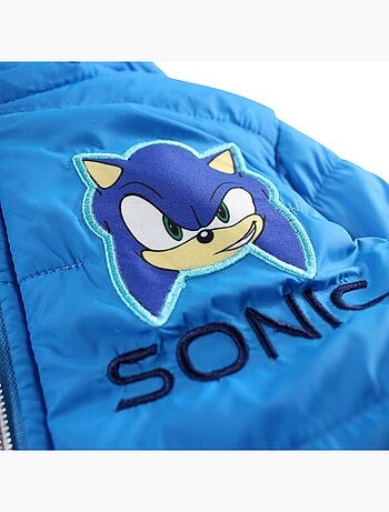 Sonic - Gewatteerde jas jongen met patroon