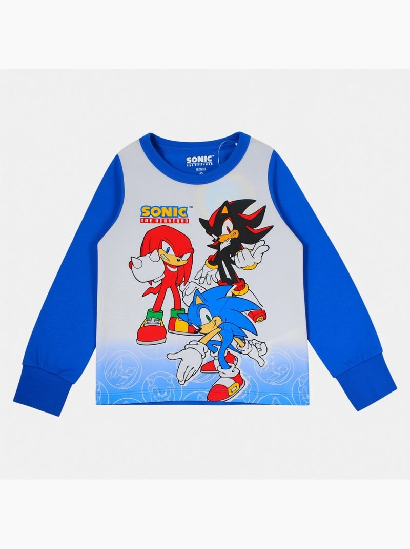 Sonic - pyjama garçon avec personnage Bleu - Kiabi