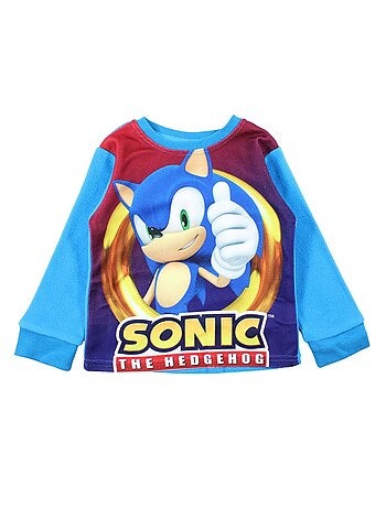Sonic - Pyjama polaire garçon à imprimé