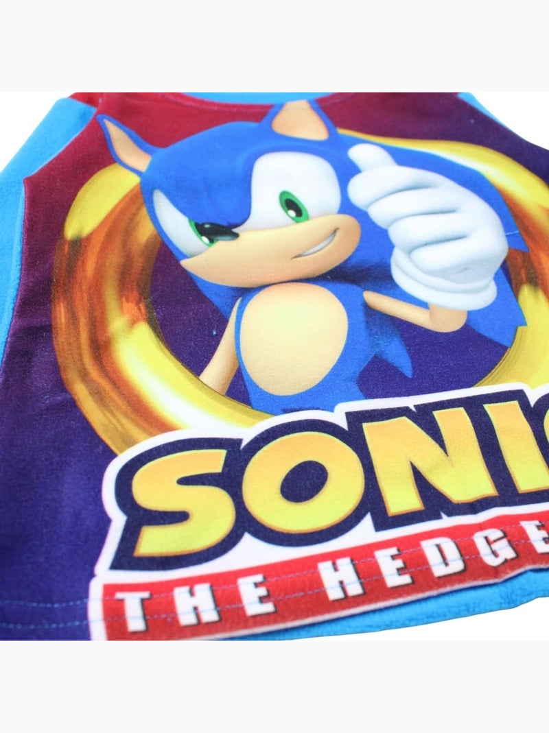 Sonic - Pyjama polaire garçon à imprimé Bleu - Kiabi