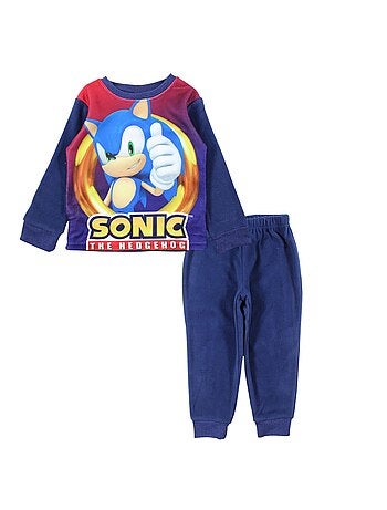 Sonic - Pyjama polaire garçon à imprimé