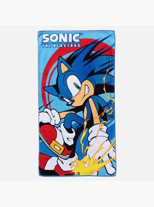 Sonic - Serviette de plage décor et personnage - Kiabi