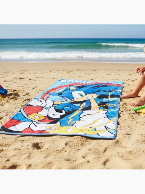 Sonic - Serviette de plage décor et personnage - Kiabi