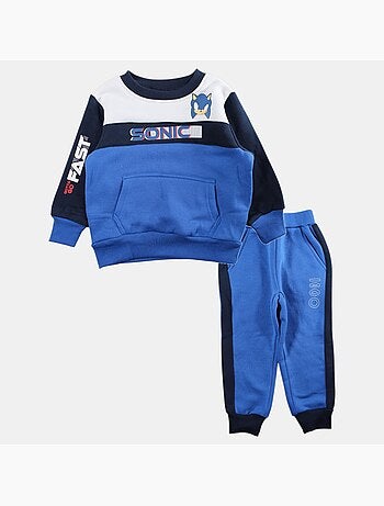 Sonic - Set sweater en joggingbroek jongen bedrukt