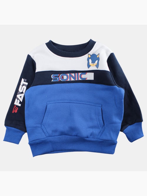 Sonic - Set sweater en joggingbroek jongen bedrukt - Kiabi