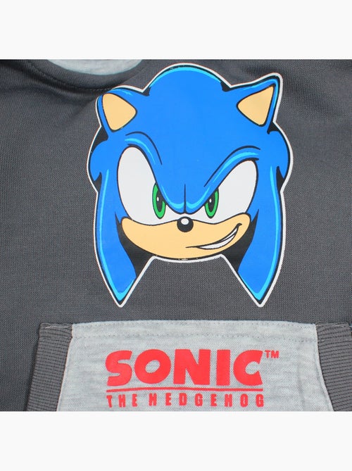 Sonic - sweat à capuche imprimé, manches longues, poche kangourou et finitions bord-côte - Kiabi Sonic - sweat à capuche imprimé, manches longues, poche kangourou et finitions bord-côte - Kiabi