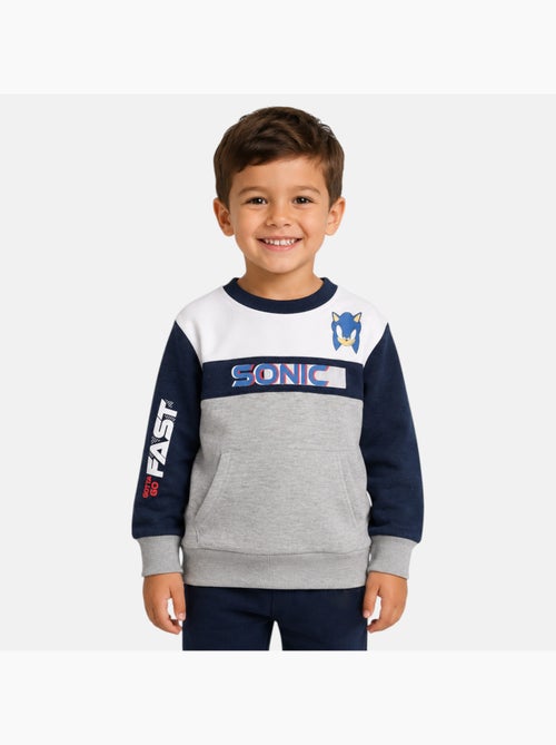 Sonic - Sweat garçon à motif - Kiabi