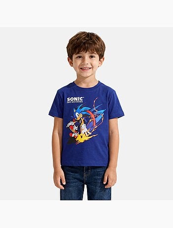 Sonic - T-shirt manches courtes garçon avec personnage