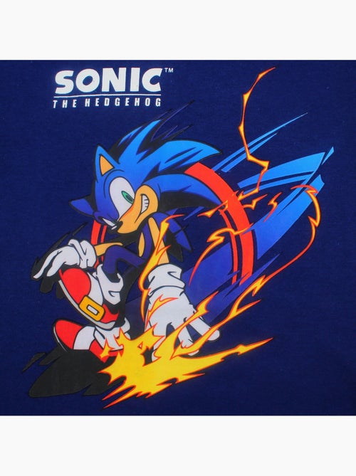 Sonic - T-shirt manches courtes garçon avec personnage - Kiabi