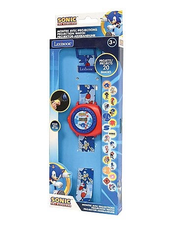 Sonic digitaal projectiehorloge met 20 beelden om te projecteren
