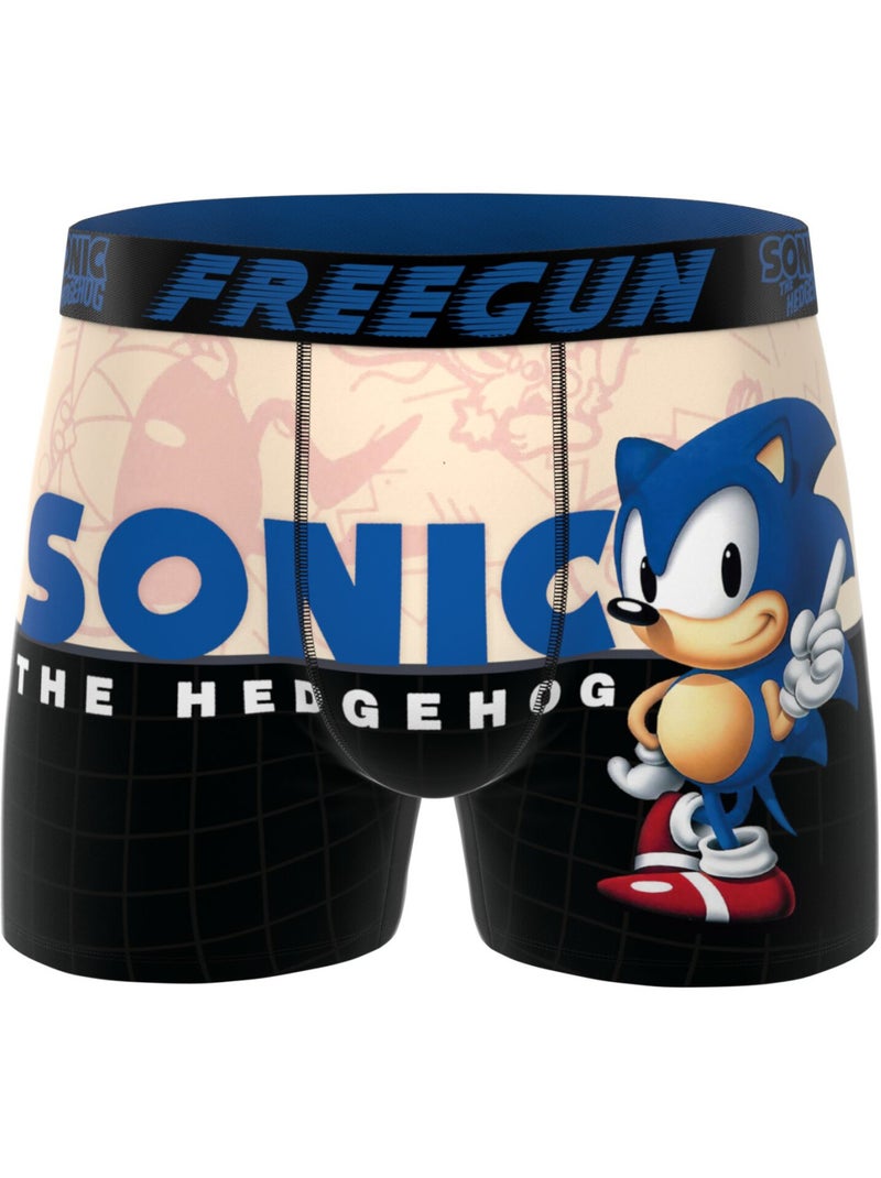Sonic heren boxershorts (3 stuks) Blauw - Kiabi