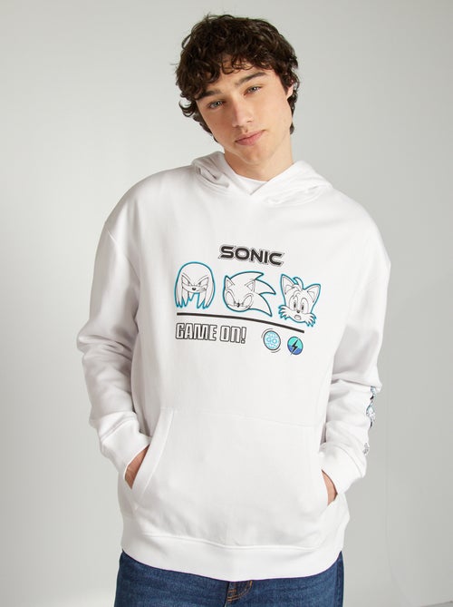 'Sonic'-hoodie met recto-versoprint - Kiabi