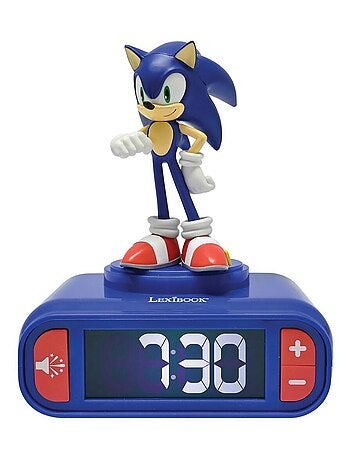 Sonic nachtlampje wekker met geluiden