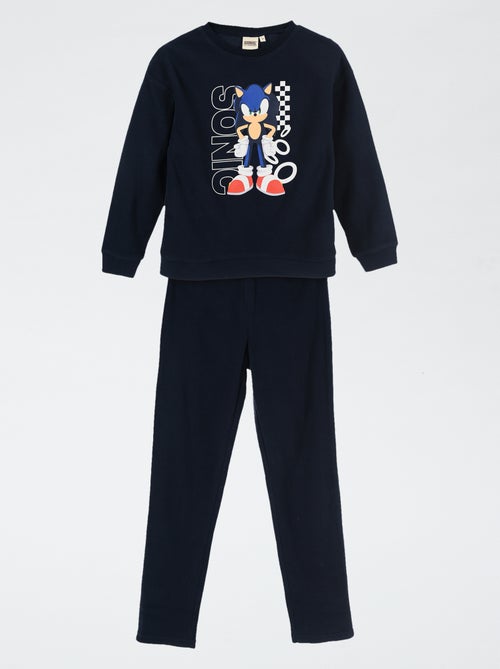 Sonic-pyjama 2-delig - T-shirt met lange mouwen + broek - Kiabi