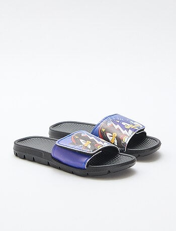 Sonic slippers met klittenband