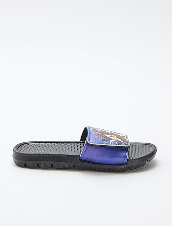 Sonic slippers met klittenband
