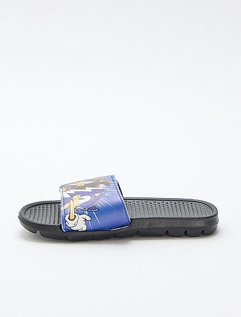 Sonic slippers met klittenband
