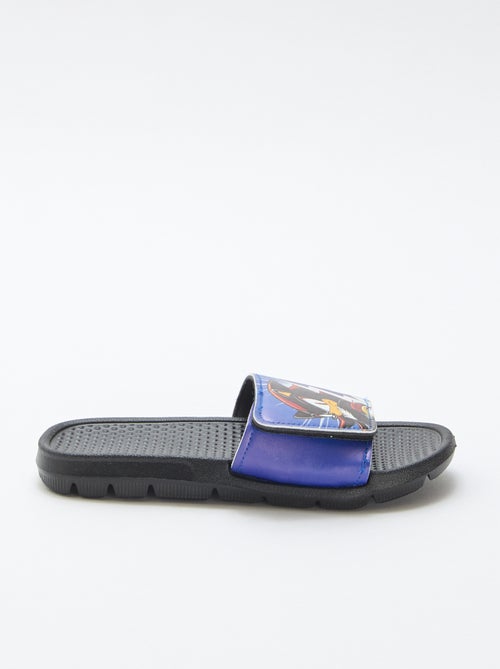 Sonic slippers met klittenband - Kiabi