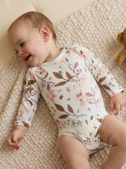 Sora 2-pack babyrompertjes met lange mouwen - Kiabi