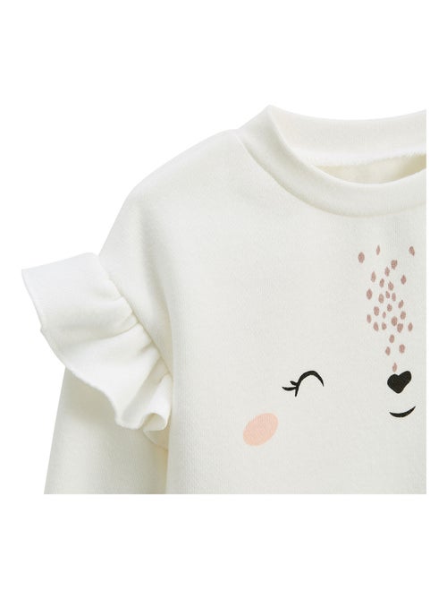 Sora kinderset: fleece sweatshirt en legging - Kiabi