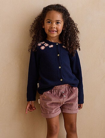 Sora kindershorts van corduroy