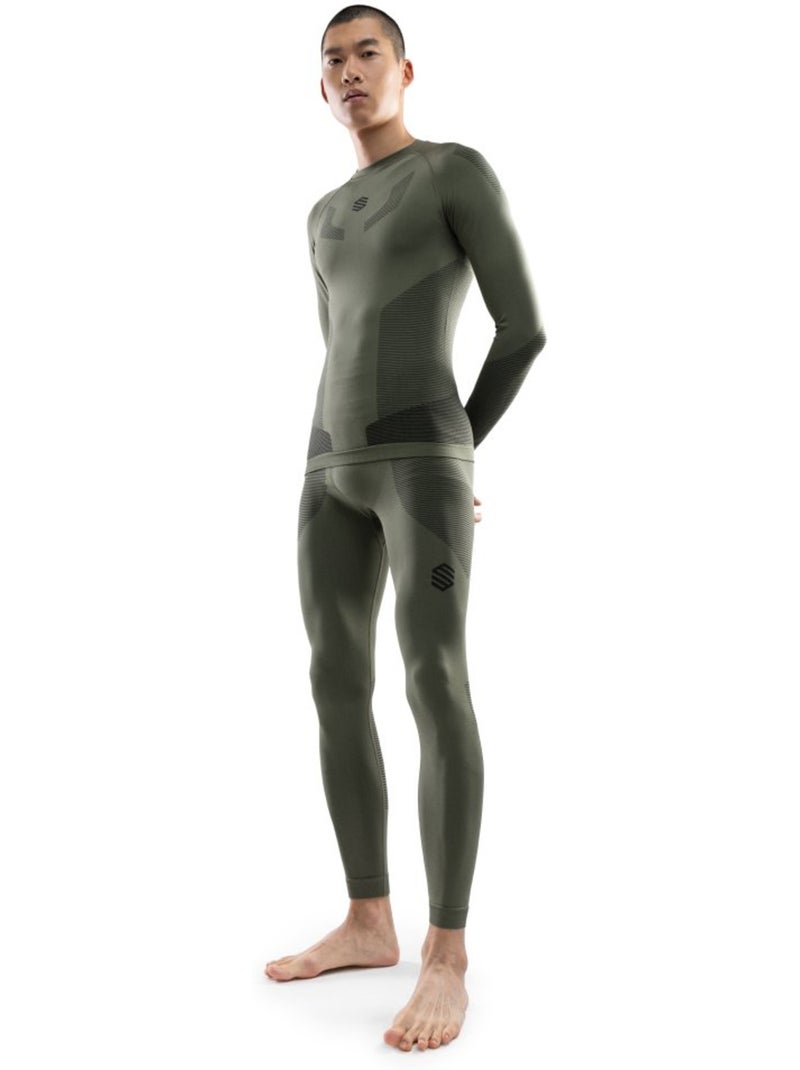 Sous-maillot de compression homme sports d'hiver homme pretzel Vert - Kiabi